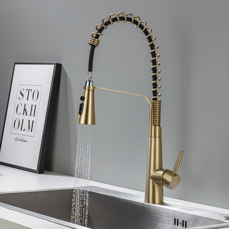 KY-8114 Pull Down Spring Kitchen Faucet