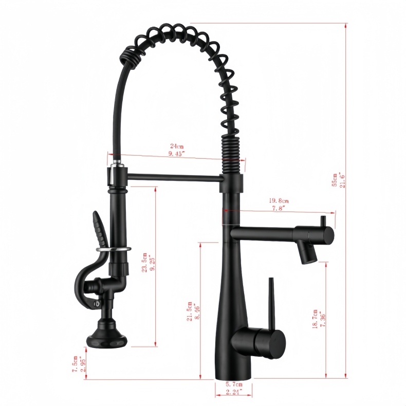 KY-8122 Pull Down Spring Kitchen Faucet