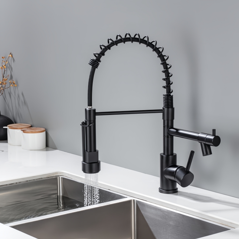 Pull Out Spring Kitchen Faucet